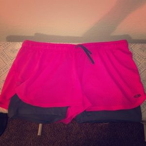 Hot Pink Champion Mesh Shorts XXL